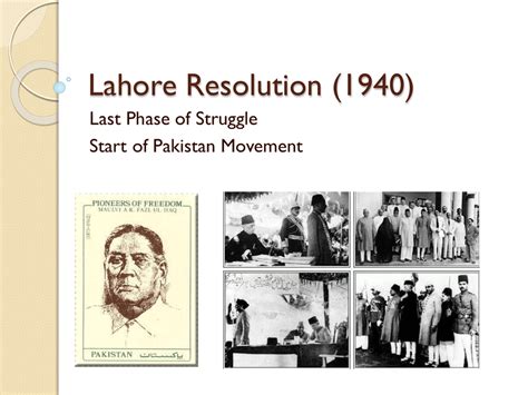 The Lahore Resolution, Path to Pakistan and Muslim Self-Determination: Examining the Ideological Foundations and Legacy of the 1940 Event