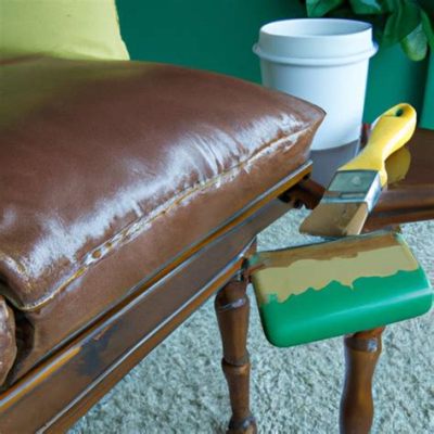 How to Paint Leather Furniture: A Journey Through Colors and Textures